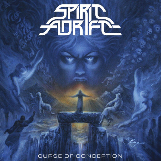 SPIRIT ADRIFT - Curse Of Conception (Baby Blue,White & Red Splatter Vinyl)