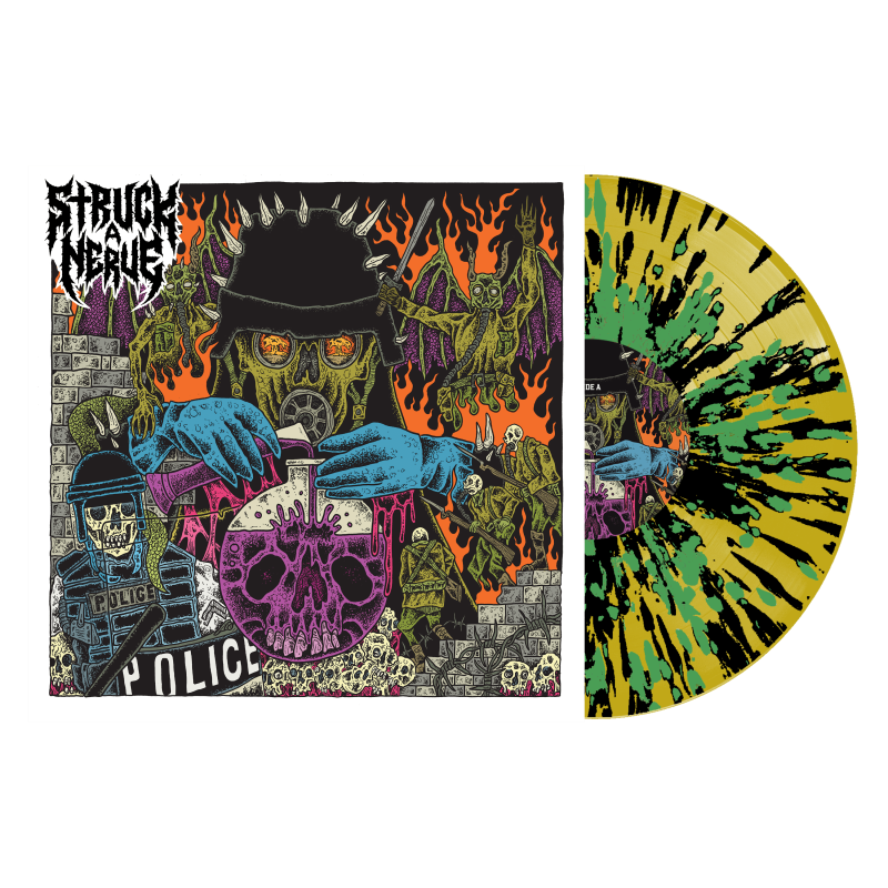 STRUCK A NERVE - Struck A Nerve (Yellow With Black And Green Splatter Vinyl)