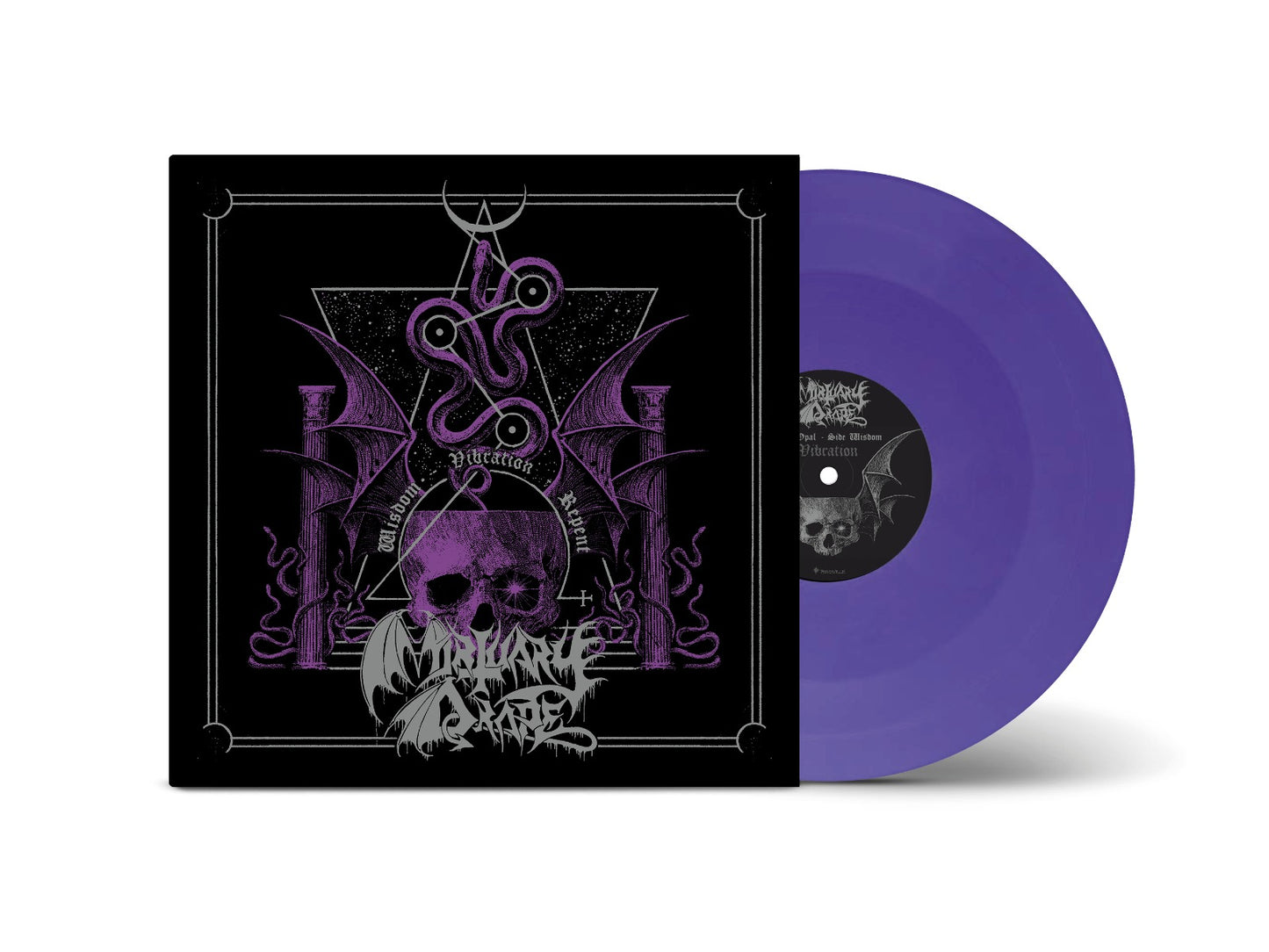 MORTUARY DRAPE - Wisdom - Vibration - Repent (Purple Vinyl)