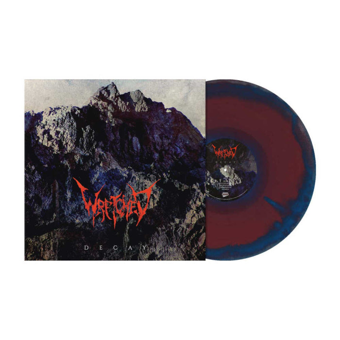 WRETCHED - Decay ("The Truth" Oxblood Blue Silver Merged Vinyl)