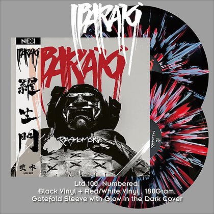 IBARAKI - Rashoman (Black,Red/White Splatter Vinyl) Not numbered !