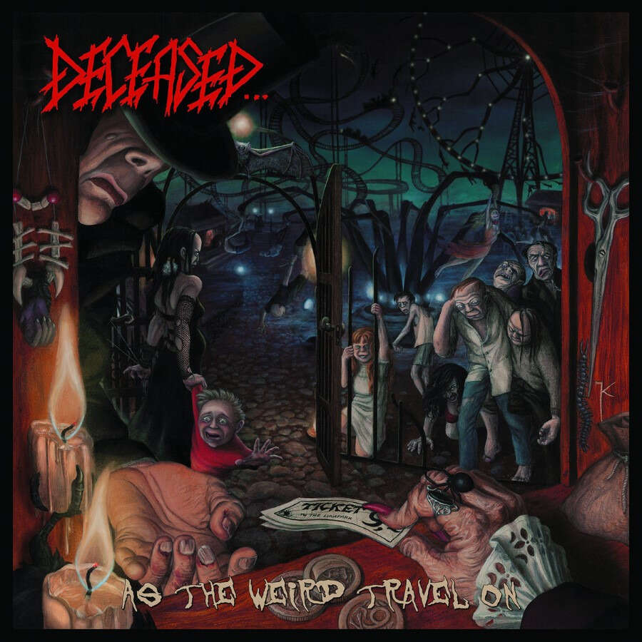 DECEASED - As The Weird Travel On (Red Cloudy Effect Vinyl)