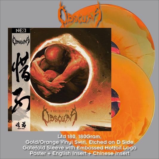 OBSCURA - A Valediction (Gold/Orange Swirl Vinyl)