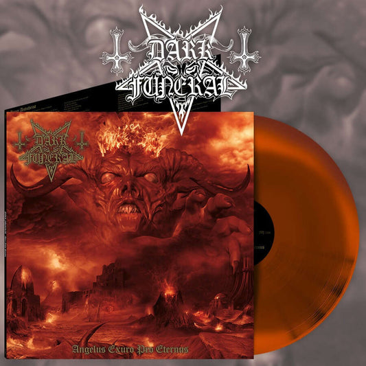 DARK FUNERAL - Angelus Exuro Pro Eternus (Orange Crush With Oxblood Swirl Effect Vinyl)