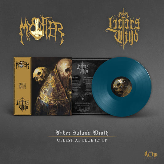 LUCIFER'S CHILD / MYSTIFIER - Under Satan’s Wrath (Celestial Blue Vinyl)