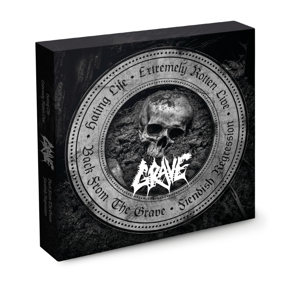 GRAVE - Hating Life • Extremely Rotten Live • Back From The Grave • Fiendish Regression(BOX)