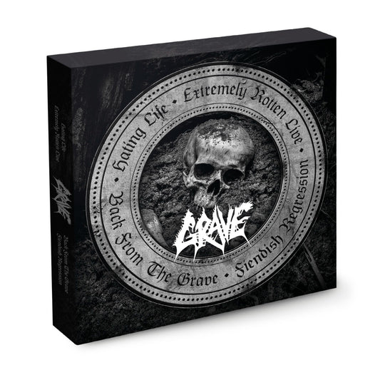 GRAVE - Hating Life • Extremely Rotten Live • Back From The Grave • Fiendish Regression(BOX)