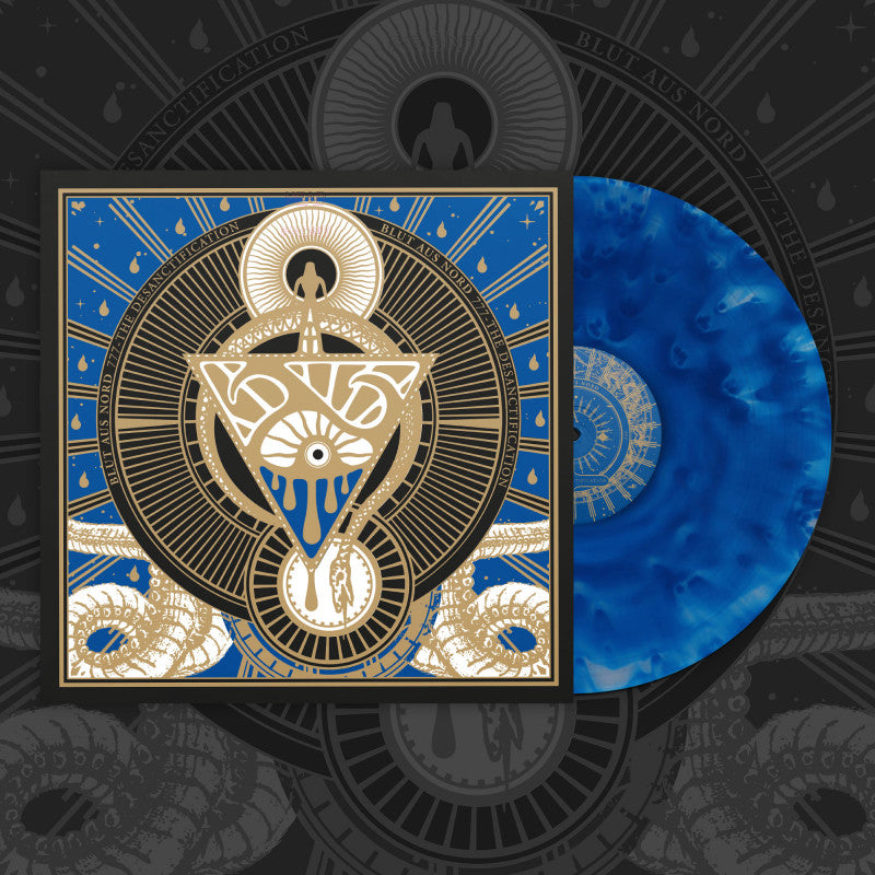BLUT AUS NORD - 777 - The Desanctification (Clear/Royal Blue ,Cloudy Effect Vinyl)