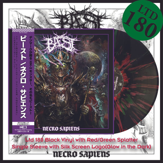 BAEST - Necro Sapiens (Black Vinyl+Red/Green Splatter)