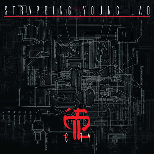 STRAPPING YOUNG LAD - City (Transparent Yellow/ Black Splatter Vinyl - 2LP)