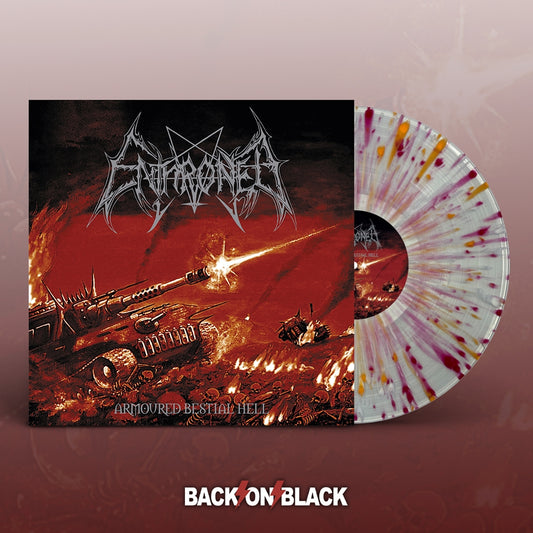 ENTHRONED - Armoured Bestial Hell (Clear Vinyl With Red/Orange/White Splatter)