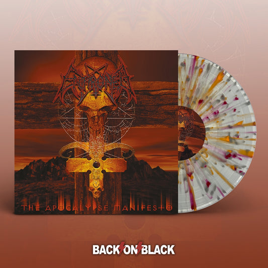 ENTHRONED - The Apocalypse Manifesto (Clear Vinyl With Red/Orange/Grey Splatter)