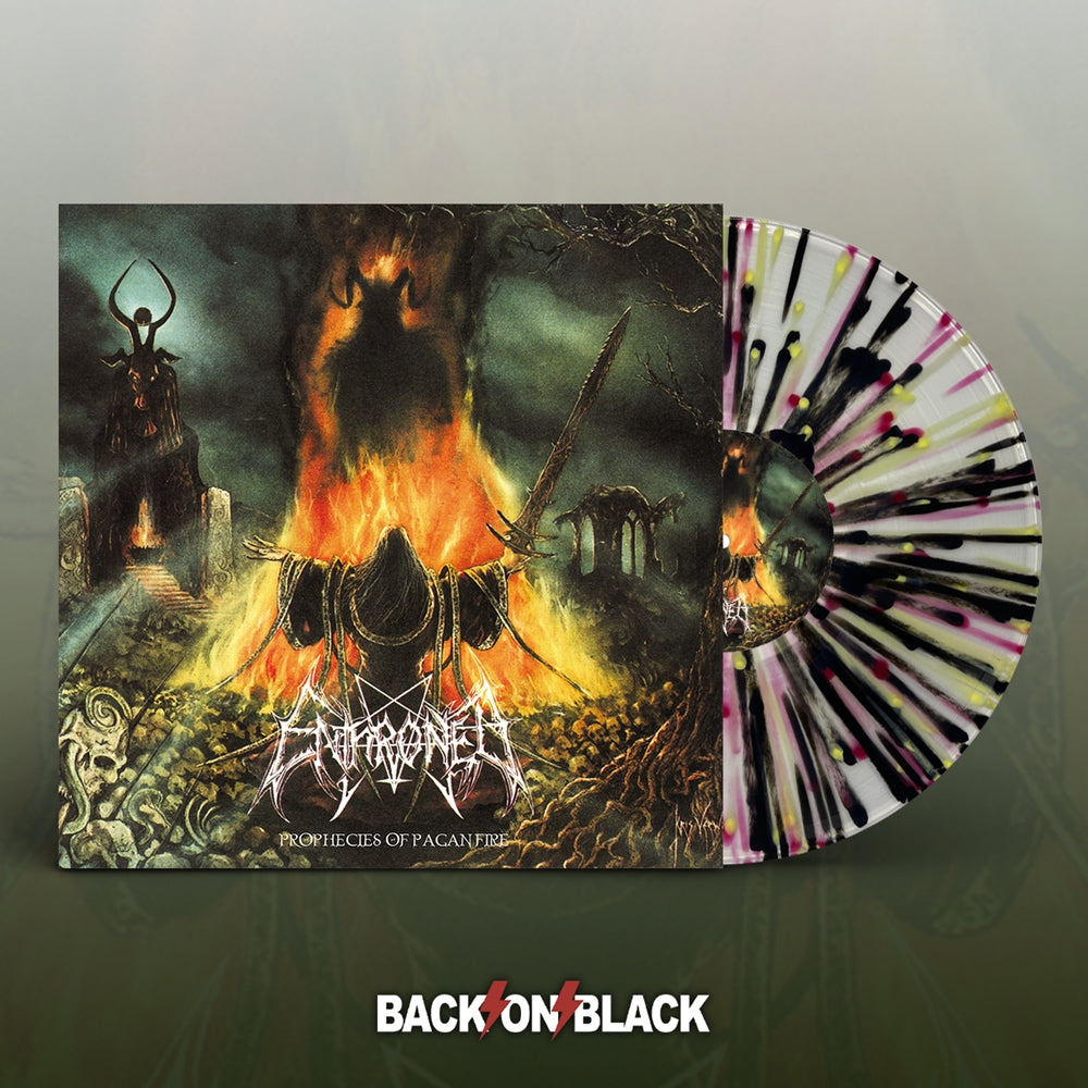 ENTHRONED - Prophecies Of Pagan Fire (Clear Vinyl With Red/Yellow/Black Splatter)