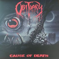 OBITUARY - Cause of death (Red Transparant Vinyl)