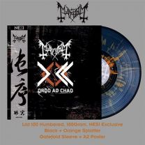 MAYHEM - Ordo Ad Chao (Black/Orange Splatter Vinyl) NOT NUMBERED !